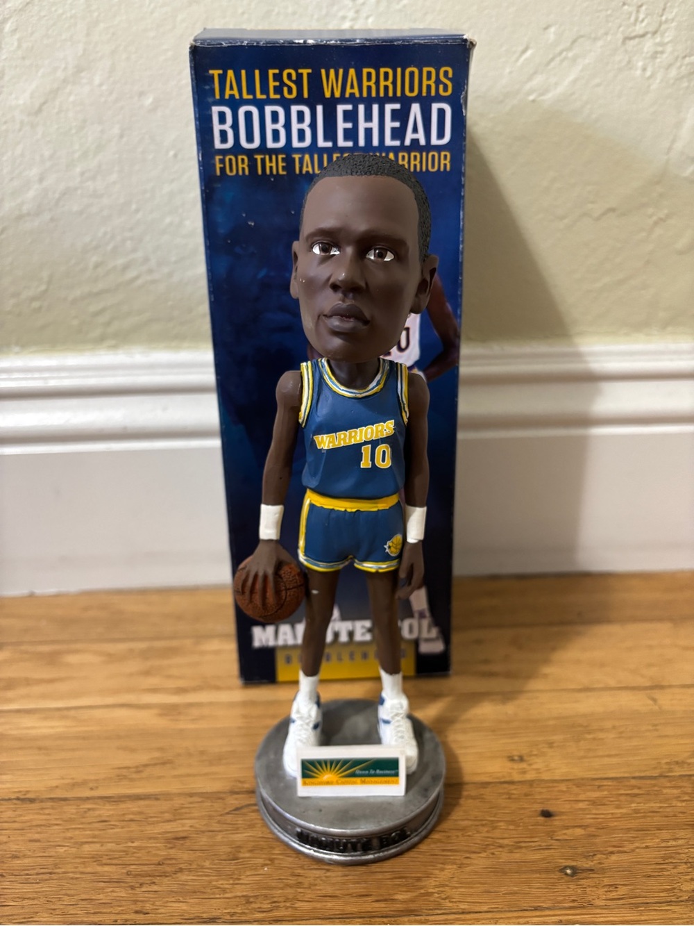 2015 Golden State Warriors Manute Bol Bobblehead
